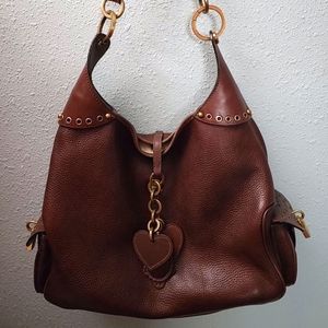 Brown Leather Shoulder Bag
